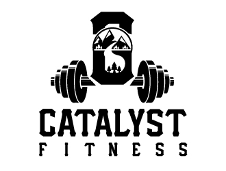 Catalyst Fitness logo design by aryamaity