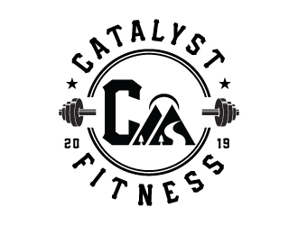 Catalyst Fitness logo design by aryamaity