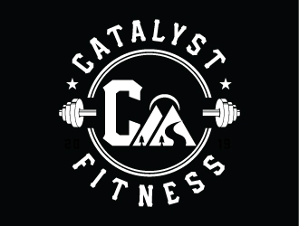 Catalyst Fitness logo design by aryamaity