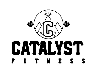 Catalyst Fitness logo design by aryamaity