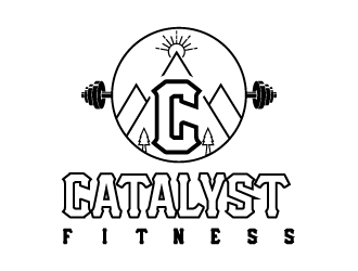 Catalyst Fitness logo design by aryamaity