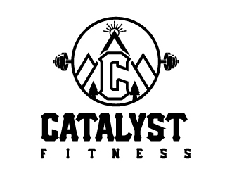 Catalyst Fitness logo design by aryamaity