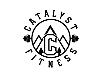 Catalyst Fitness logo design by aryamaity