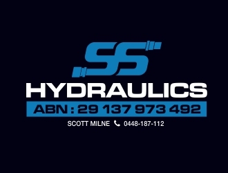 SS HYDRAULICS logo design by langitBiru