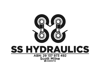 SS HYDRAULICS logo design by fastsev