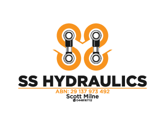 SS HYDRAULICS logo design by fastsev