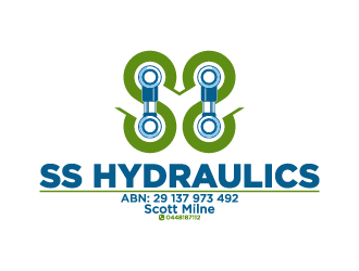 SS HYDRAULICS logo design by fastsev