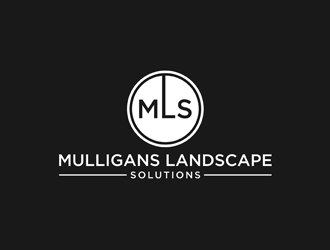 Mulligans Landscape Solutions logo design by alby