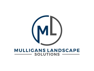 Mulligans Landscape Solutions logo design by BlessedArt