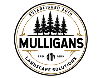 Mulligans Landscape Solutions logo design by Optimus