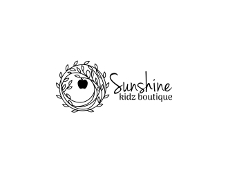 Sunshine Kidz Boutique logo design by N3V4