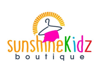 Sunshine Kidz Boutique logo design by DreamLogoDesign