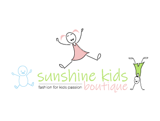 Sunshine Kidz Boutique logo design by SHAHIR LAHOO
