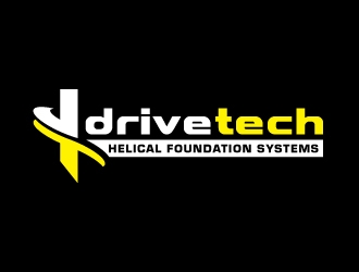 DriveTech Helical Foundation Systems logo design by uttam