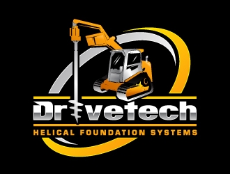 DriveTech Helical Foundation Systems logo design by uttam