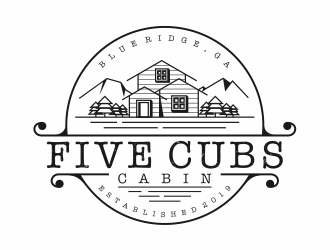 Five Cubs Cabin logo design by Eko_Kurniawan