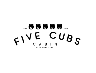 Five Cubs Cabin logo design by Beyen