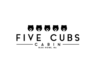 Five Cubs Cabin logo design by Beyen