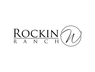 Rockin W Ranch logo design by RIANW