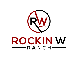 Rockin W Ranch logo design by cintoko