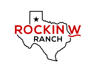 Rockin W Ranch logo design by cintoko