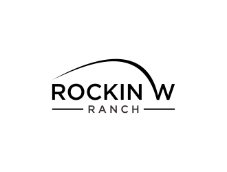 Rockin W Ranch logo design by p0peye