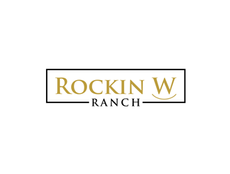 Rockin W Ranch logo design by johana