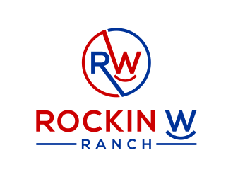 Rockin W Ranch logo design by cintoko