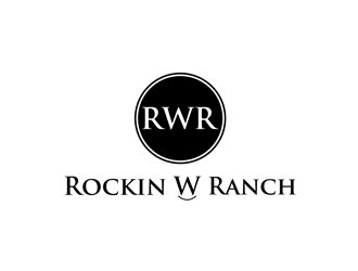 Rockin W Ranch logo design by johana
