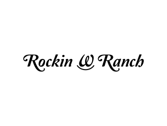 Rockin W Ranch logo design by perf8symmetry