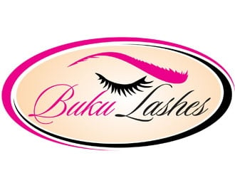 Buku Lashes logo design by creativemind01
