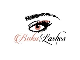 Buku Lashes logo design by shravya
