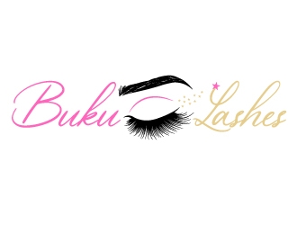 Buku Lashes logo design by uttam