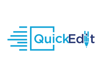 Quick Edit logo design by haidar
