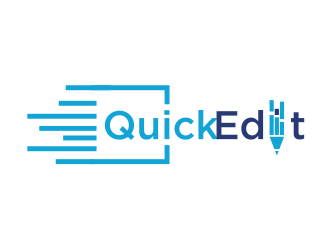 Quick Edit logo design by haidar