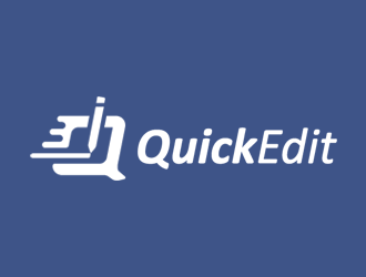 Quick Edit logo design by ryan_taufik