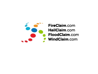 FireClaim.com/FloodClaim.com/HailClaim.com/WindClaim.com logo design by Marianne