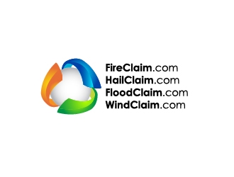 FireClaim.com/FloodClaim.com/HailClaim.com/WindClaim.com logo design by Liquidsmoke