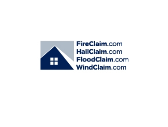 FireClaim.com/FloodClaim.com/HailClaim.com/WindClaim.com logo design by Marianne