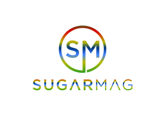 Sugarmag logo design by johana