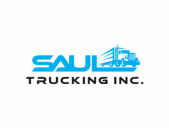 Saul Trucking inc. logo design by up2date