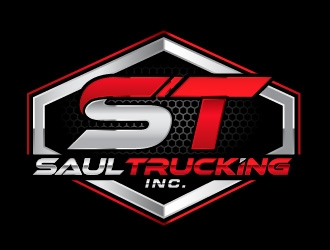 Saul Trucking inc. logo design by usef44