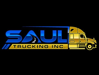 Saul Trucking inc. logo design by design_brush