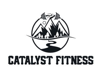 Catalyst Fitness logo design by aryamaity