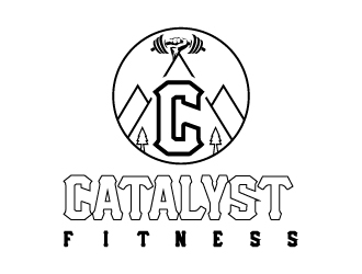 Catalyst Fitness logo design by aryamaity