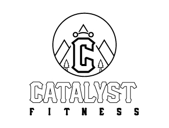 Catalyst Fitness logo design by aryamaity