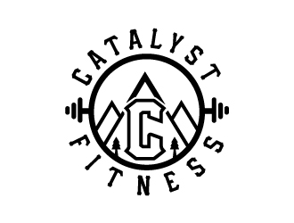 Catalyst Fitness logo design by aryamaity
