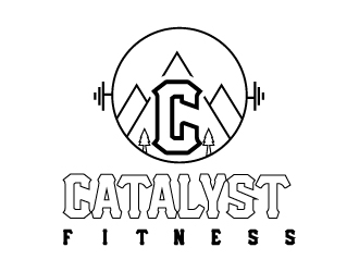 Catalyst Fitness logo design by aryamaity