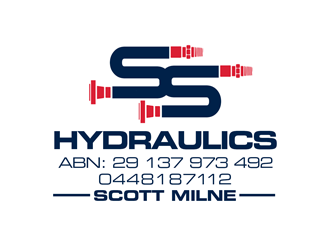 SS HYDRAULICS logo design by kunejo