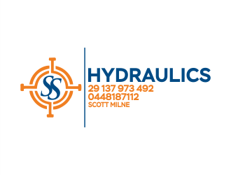 SS HYDRAULICS logo design by ROSHTEIN